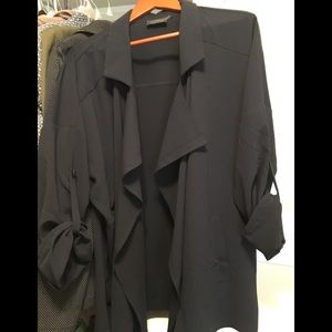 Astro open drape oversized jacket